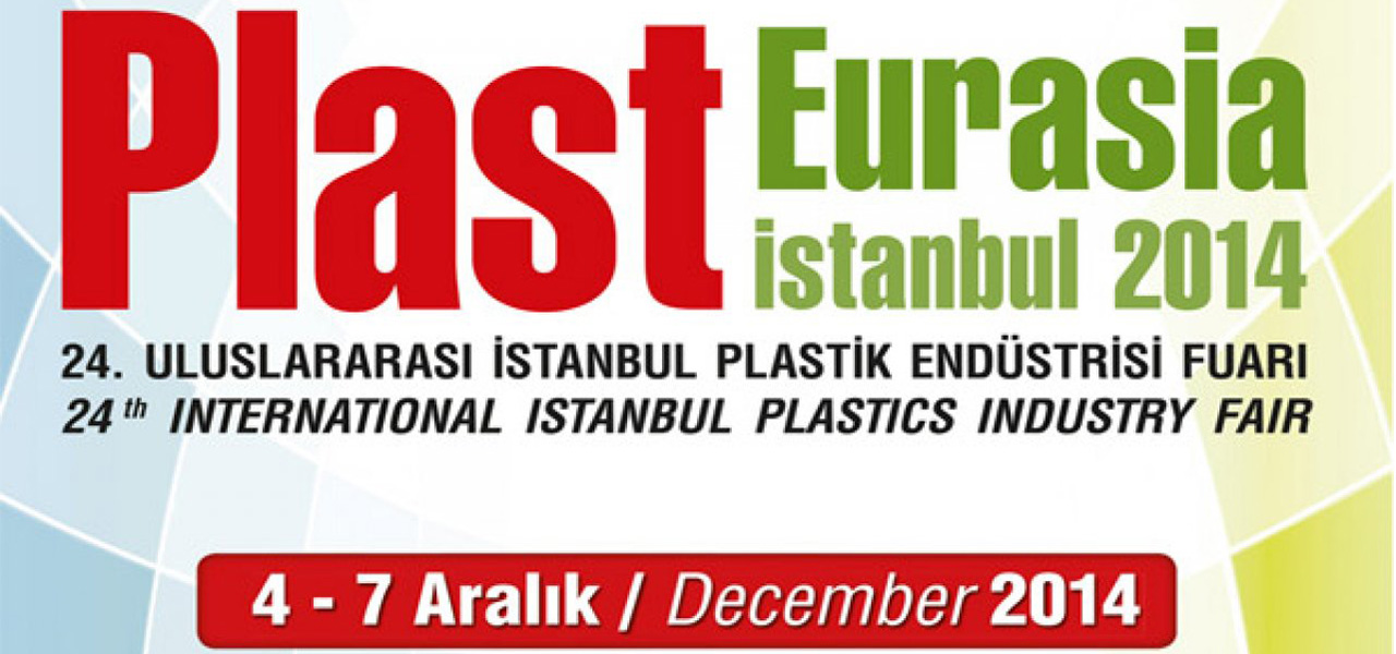 Plast Eurasia İstanbul 2014 fuarının duyuru görseli