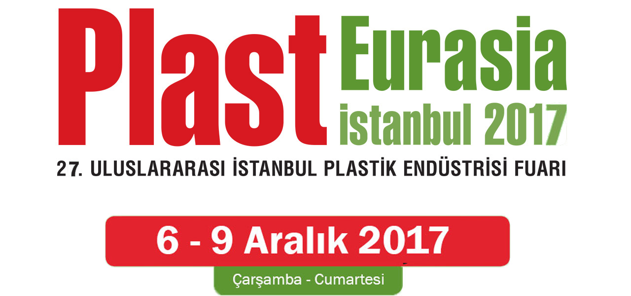 Plast Eurasia İstanbul 2017 fuarının duyuru görseli
